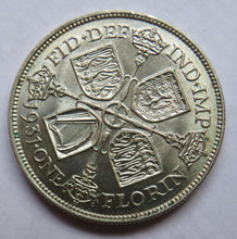 Load image into Gallery viewer, 1931 King George V Silver Florin Coin In High Grade
