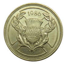 Load image into Gallery viewer, 1986 Scottish Commonwealth Games £2 Two Pound Coin
