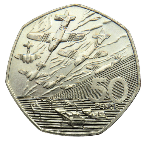 1994 Great Britain 50p Fifty Pence Coin - D-Day Landing