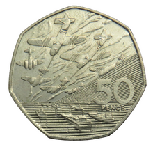 Load image into Gallery viewer, 1994 Great Britain 50p Fifty Pence Coin - D-Day Landing
