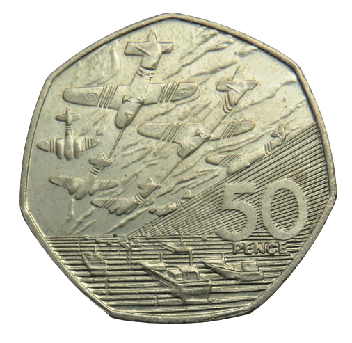 1994 Great Britain 50p Fifty Pence Coin - D-Day Landing