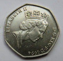 Load image into Gallery viewer, 1994 Great Britain 50p Fifty Pence Coin - D-Day Landing
