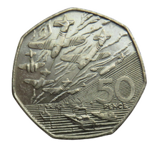 Load image into Gallery viewer, 1994 Great Britain 50p Fifty Pence Coin - D-Day Landing
