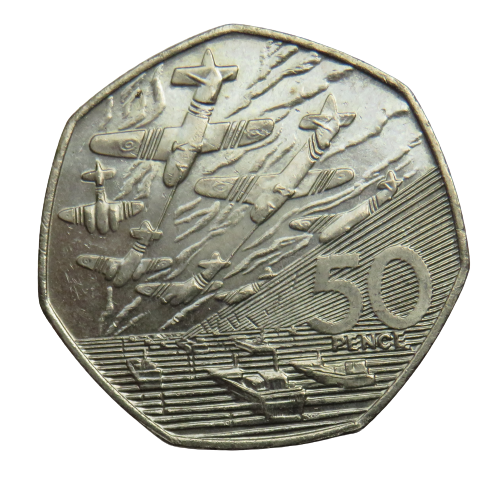 1994 Great Britain 50p Fifty Pence Coin - D-Day Landing