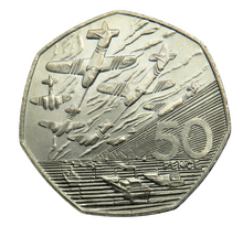 Load image into Gallery viewer, 1994 Great Britain 50p Fifty Pence Coin - D-Day Landing
