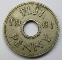 Load image into Gallery viewer, 1961 Fiji Penny Coin
