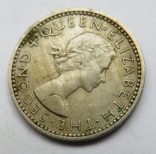 Load image into Gallery viewer, 1965 King George VI New Zealand Sixpence Coin
