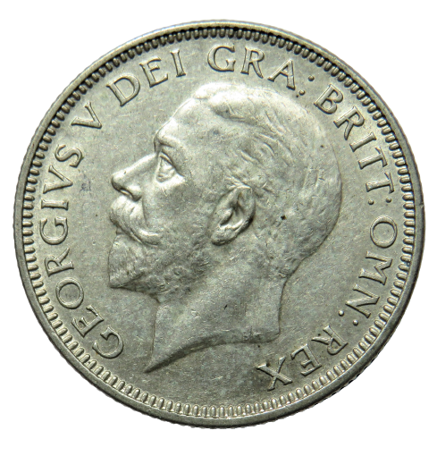 1926 King George V Silver Shilling Coin - Great Britain