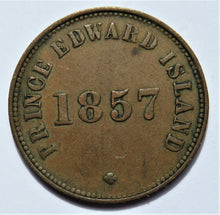 Load image into Gallery viewer, 1857 Prince Edward Island Token - Self Government And Free Trade
