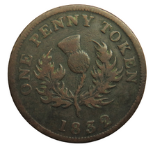 Load image into Gallery viewer, 1832 Province Of Nova Scotia One Penny Token
