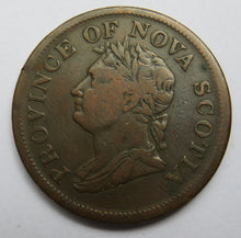 Load image into Gallery viewer, 1832 Province Of Nova Scotia One Penny Token
