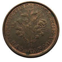 Load image into Gallery viewer, Agriculture &amp; Commerce Bas Canada Un Sou Montreal Token
