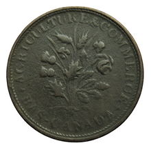 Load image into Gallery viewer, Agriculture &amp; Commerce Bas Canada Un Sou Montreal Token
