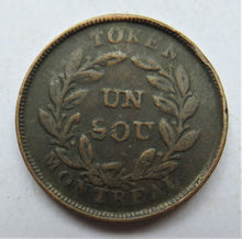 Load image into Gallery viewer, Agriculture &amp; Commerce Bas Canada Un Sou Montreal Token
