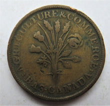 Load image into Gallery viewer, Agriculture &amp; Commerce Bas Canada Un Sou Montreal Token
