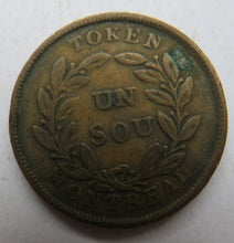 Load image into Gallery viewer, Agriculture &amp; Commerce Bas Canada Un Sou Montreal Token
