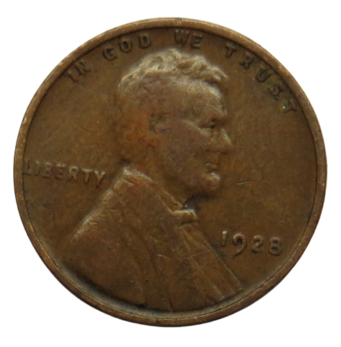 1928 USA Lincoln One Cent Coin