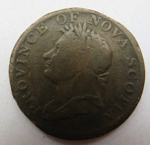 Load image into Gallery viewer, 1832 Province Of Nova Scotia Halfpenny Token
