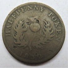 Load image into Gallery viewer, 1832 Province Of Nova Scotia Halfpenny Token
