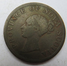 Load image into Gallery viewer, 1840 Province Of Nova Scotia Halfpenny Token
