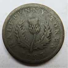 Load image into Gallery viewer, 1823 Province Of Nova Scotia Halfpenny Token
