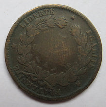 Load image into Gallery viewer, 1890-A France 5 Centimes Coin
