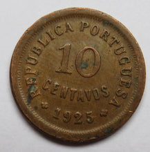 Load image into Gallery viewer, 1925 Portugal 10 Centavos Coin
