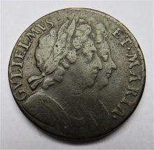 Load image into Gallery viewer, 1694 William &amp; Mary Halfpenny Coin
