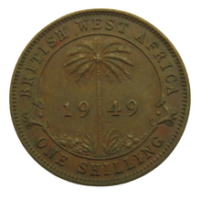 Load image into Gallery viewer, 1949 King George VI British West Africa One Shilling Coin
