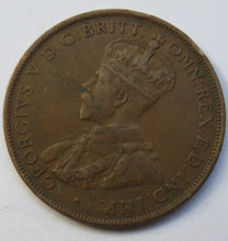 Load image into Gallery viewer, 1927 King George V Australia One Penny Coin
