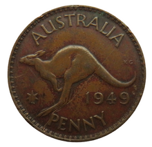 Load image into Gallery viewer, 1949 King George VI Australia One Penny Coin
