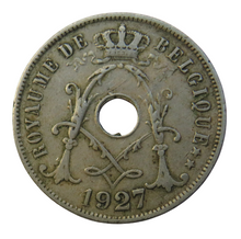 Load image into Gallery viewer, 1927 Belgium 25 Centimes Coin
