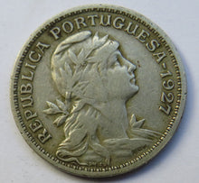 Load image into Gallery viewer, 1927 Portugal 50 Centavos Coin
