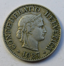 Load image into Gallery viewer, 1927 Switzerland 10 Rappen Coin
