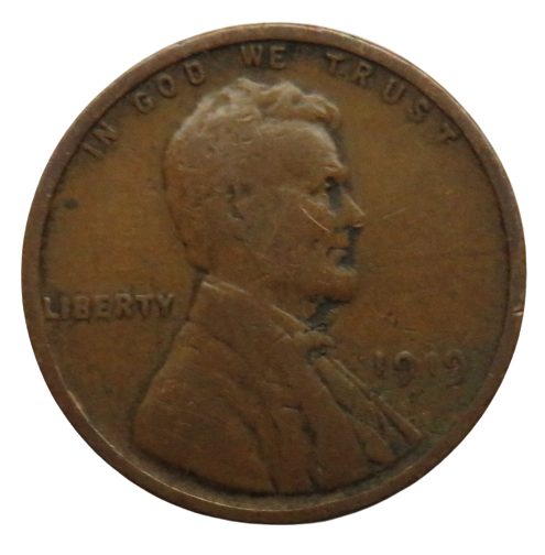 1919 USA Lincoln One Cent Coin