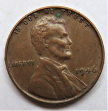 Load image into Gallery viewer, 1946 USA Lincoln One Cent Coin
