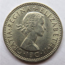 Load image into Gallery viewer, 1959 Queen Elizabeth II Shilling Coin (English Reverse) Higher Grade
