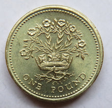 Load image into Gallery viewer, 1991 Queen Elizabeth II £1 One Pound Coin - Northern Ireland Flax
