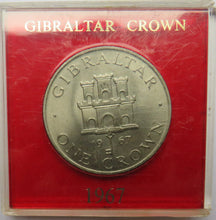 Load image into Gallery viewer, 1967 Gibraltar One Crown Cased Coin
