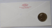 Load image into Gallery viewer, 1995 Isle of Man Coin &amp; Stamp Cover 95th Birthday The Queen Mother
