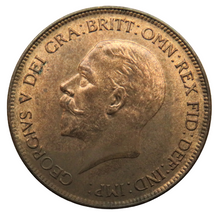 Load image into Gallery viewer, 1930 King George V One Penny Coin - Great Britain - High Grade
