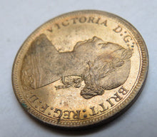 Load image into Gallery viewer, 1887 Queen Victoria Bun Head Halfpenny Coin Unc - Great Britain
