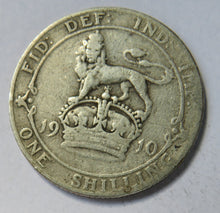 Load image into Gallery viewer, 1910 King Edward VII Silver Shilling Coin - Great Britain
