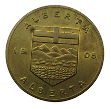 Load image into Gallery viewer, 1960&#39;s Canada Commemorative Coin / Token Wild Rose Alberta
