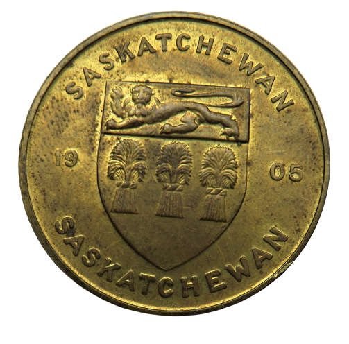 1960's Canada Commemorative Coin / Token Saskatchewan Prairie Lily