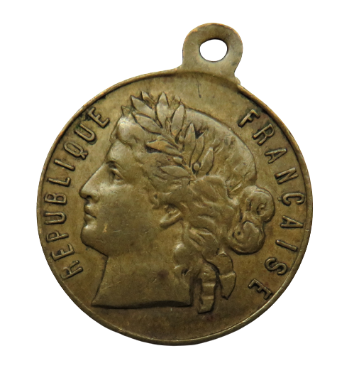 1898 French Medal - Souvenir Dela Fete 17 Juillet 1898 Saleux