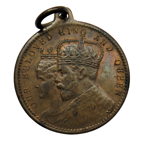 King George & Queen Mary Medallion