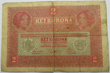 Load image into Gallery viewer, 1917 Austria 2 Korona Banknote
