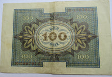 Load image into Gallery viewer, 1920 Germany 100 Mark Banknote
