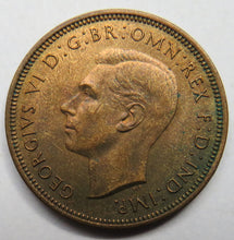 Load image into Gallery viewer, 1937 King George VI Halfpenny Coin - Great Britain
